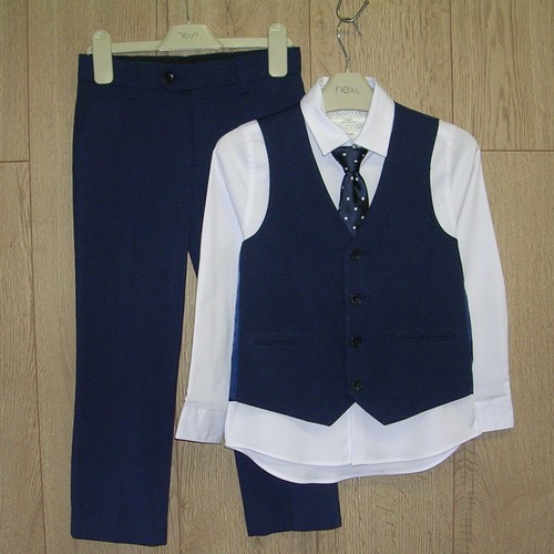 Next boys navy trousers - next,