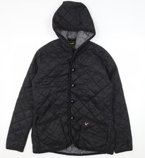Voi Jeans Men's Black Quilted
