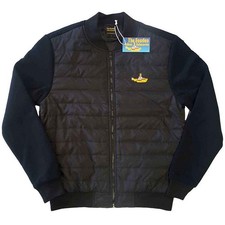 The Beatles 'Yellow Submarine' Black Quilted Jacket - NEW OFFICIAL
