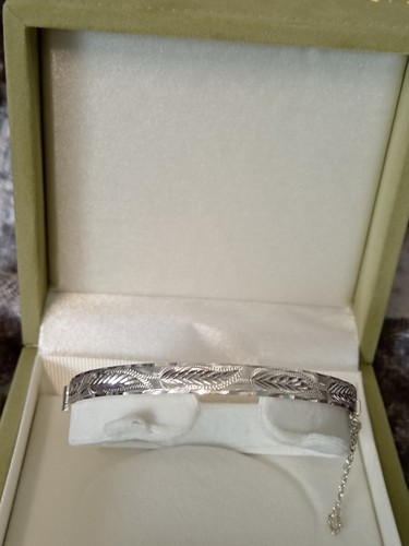 925 sterling silver bangle - sterling,