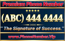 Premium Phone Number , Fancy