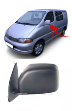 For Toyota Hi-Ace Van 96 -06 Door Mirror Manual LH LEFT Black Cover  low missing