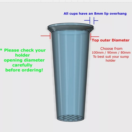 Filter media cups - , marine