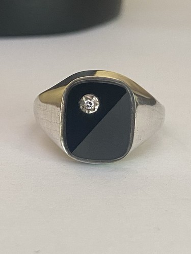 Vintage sterling silver - sterling, black