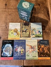 C S Lewis NARNIA full matching set of 7 books 1970's vintage pbks in slipcase