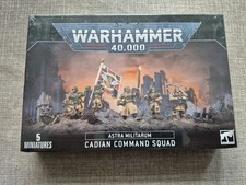 Warhammer 40k Games Workshop ASTRA MILITARUM: CADIAN COMMAND SQUAD New Free P&P 