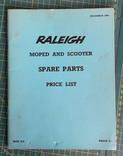 Raleigh moped and scooter - moped,