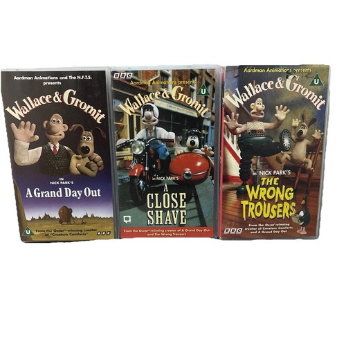 Wallace and gromit - and, gromit-vhs