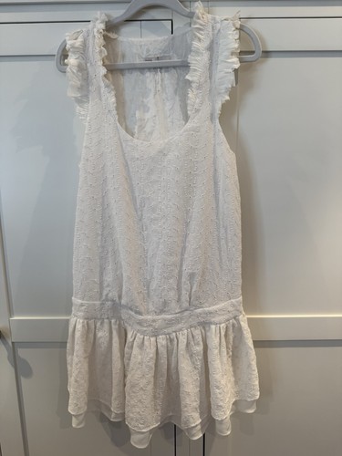 Maje white eyelet - , dress