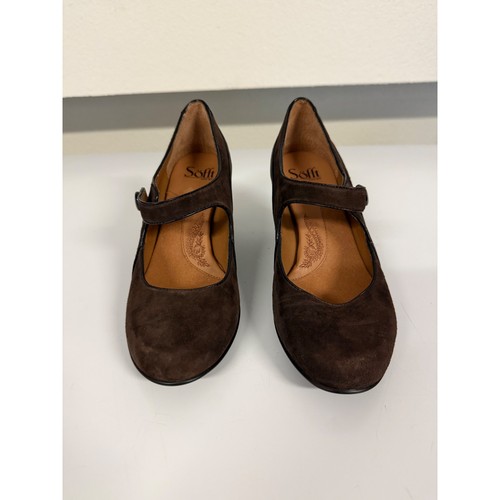 Sofft brown suede mary - brown,