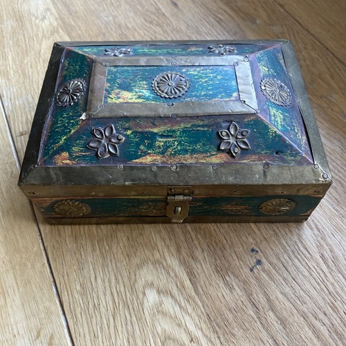 Antique indian jewellery box - antique,