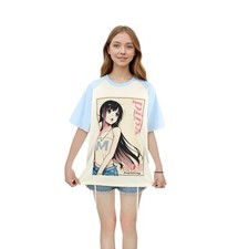 Anime Girl Graphic Tee Short