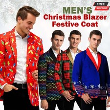 Mens Christmas Blazer Festive