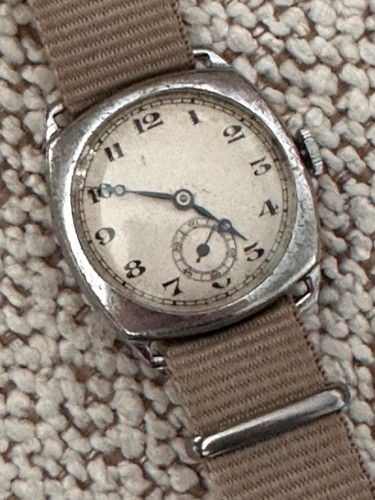 1920s cushion watch with sub - cushion,