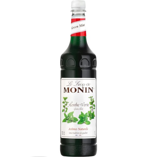Monin green mint syrup 1ltr - monin,