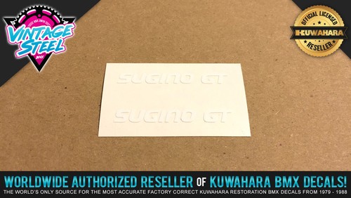 Sugino bmx crank decal - sugino, gt