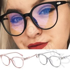 Oval Vintage Cat Eye Clear