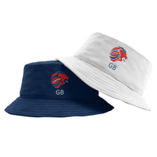 GB LION Colours Team - UK GREAT BRITAIN - NAVY / WHITE Bucket Fishing Sun Hat