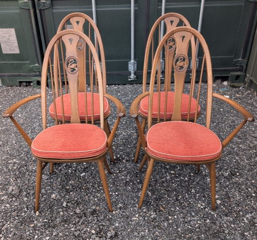 Set ercol swan back - set,