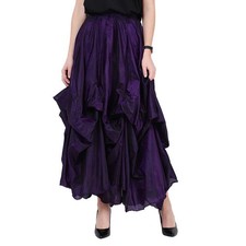 Skirt ruched purple - skirt,