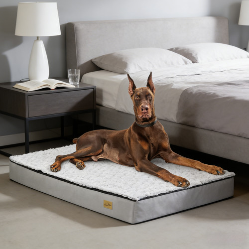 Memory foam platform dog bed - foam,