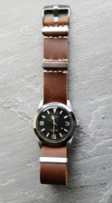 Brown Calfskin Leather One
