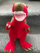 DINOSAUR - SPINOSAURUS - RED PLUSH - LARGE 30CM - NATURE PLANET