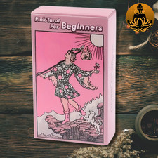 Pink Beginner Tarot Deck. Spiritual Guidance, Wicca Cards. Aids Messages UK