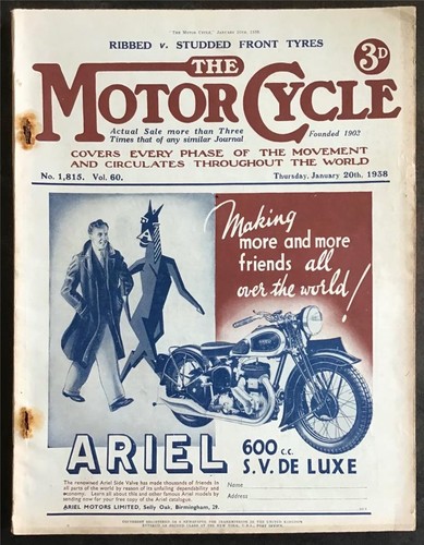 The motor cycle - motor, magazine