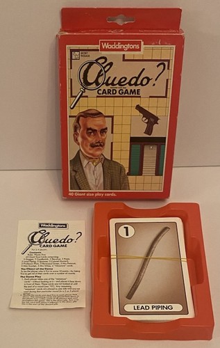 Cluedo clue card - cluedo?,