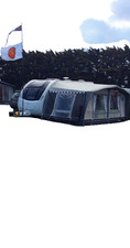 Isabell  Commodore 250 Standard awning with  CarbonX poles with extras.