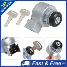 Ignition Switch W/ 2 Keys Fits For Kubota B2400 B2100 B7500 B1700 6C040-55452 UK