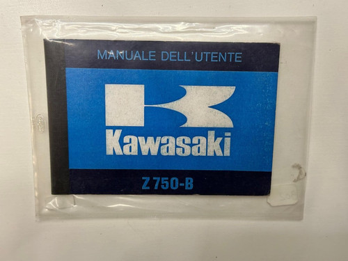 Kawasaki z750 user manual - z750-b,