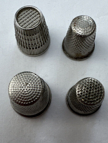 Vintage thimbles sewing - thimbles,