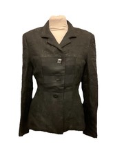 Ladies Black Embroidered &