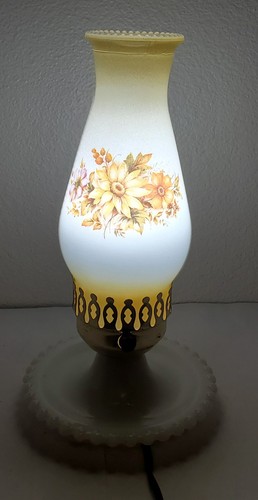 Vintage milk glass hurricane - vintage,