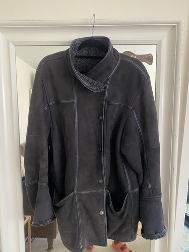Sheepskin leather jacket - sheepskin,