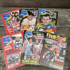 FIVE ONE  5 SPEEDWAY MAGAZINES X 6 1995-1997