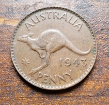 1943 Australian Penny Coin