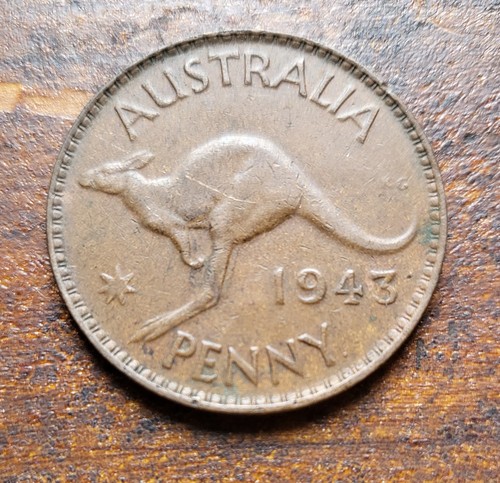 1943 australian penny - 1943,