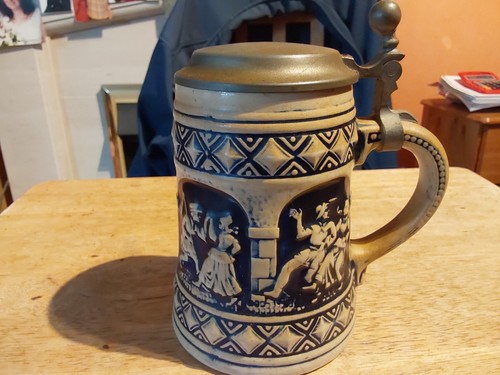 Vintage german beer stein - beer,