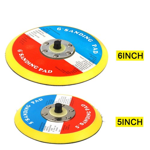 Sanding pad hook and - 6",