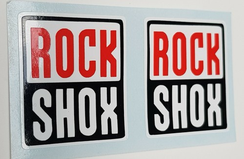 Rock shox logo - 2x, stickers