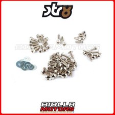 STR-555.01/CR CHROME STEEL FAIRING SCREWS MBK NITRO 50CC CAT LC (FROM '03)