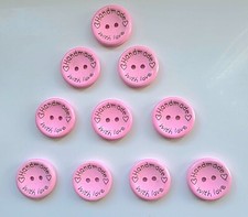 10 Pink Coloured Handmade with