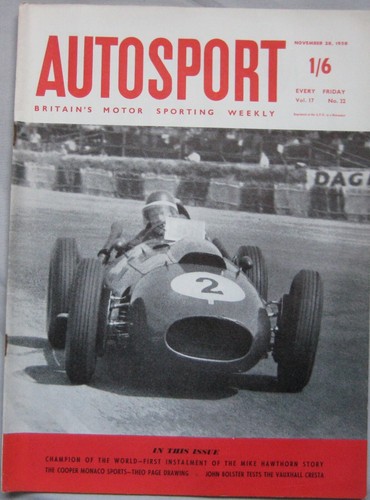 Autosport magazine november - autosport,