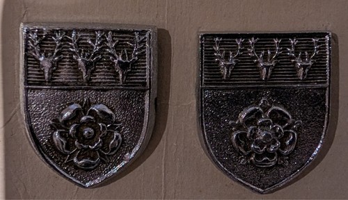 Obsolete police collar - , badge