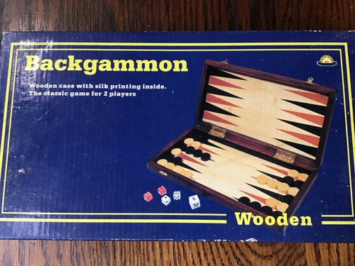 Wooden backgammon set great - wooden,