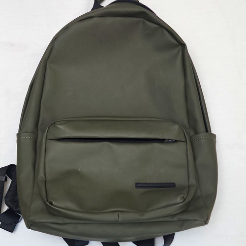 Zara green solid - solid, backpack