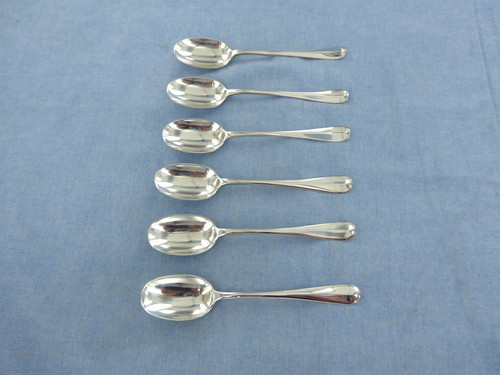 Antique set six sterling - set,